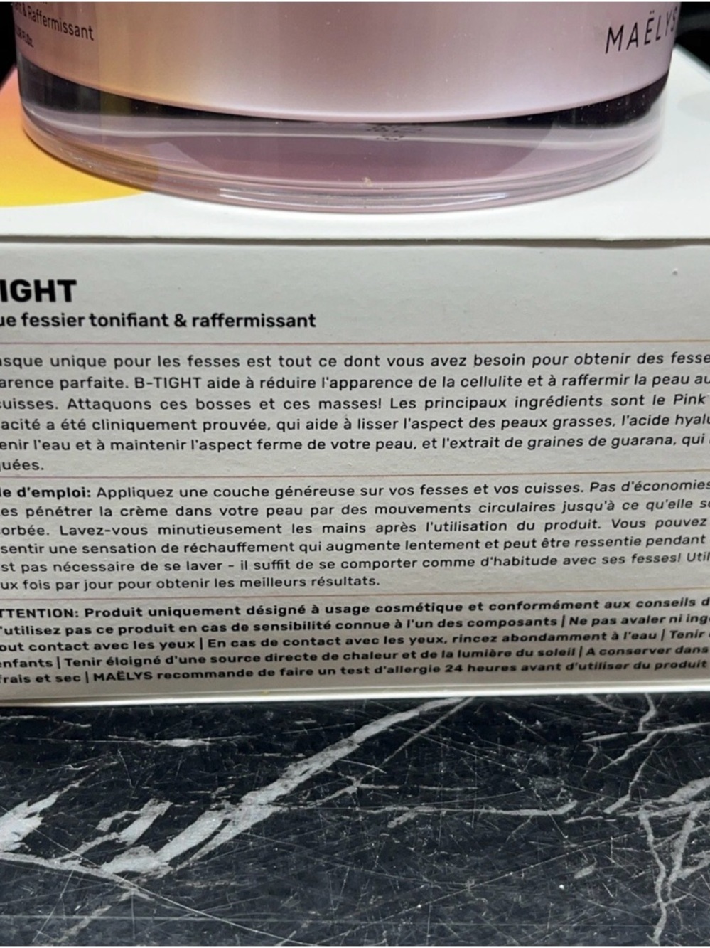 MAELYS B-Tight Lift & Firm Booty Mask Cellulite Reduction 3.38 NIB🔥 SALE - Picture 4 of 7